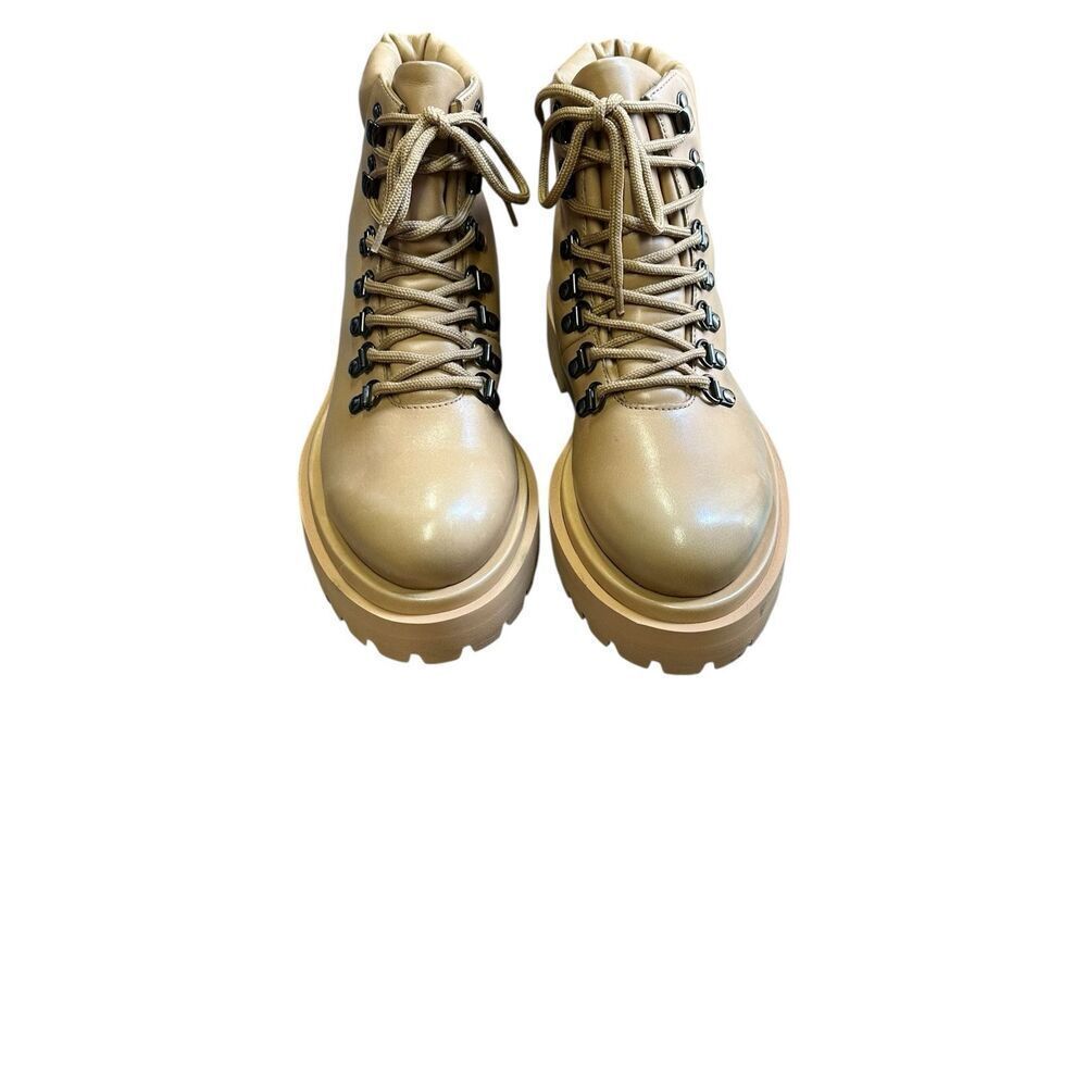 OFFICINE CREATIVE WISAL Lace Up Boot in Rabbit Paw NWB Size 38/8